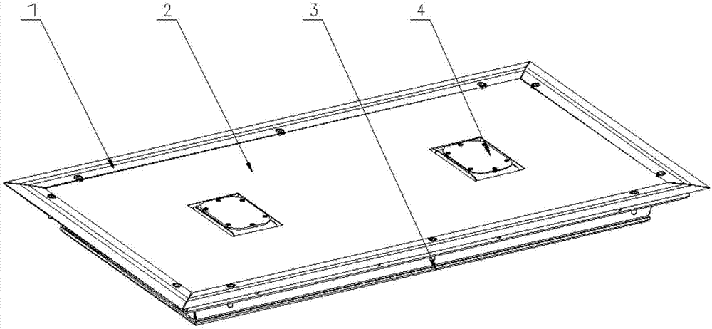 轨道列车及其动力包检修盖板的制作方法