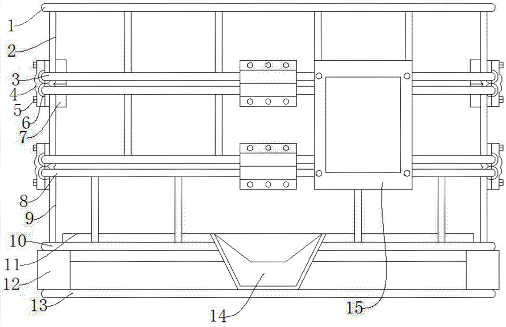 可拆卸组合式集装桶的外框架的制作方法