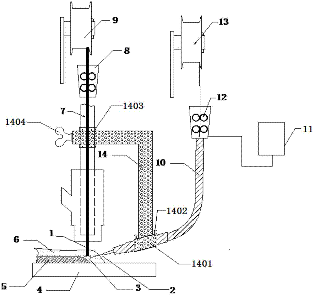 一种管道埋弧焊增丝装置的制作方法