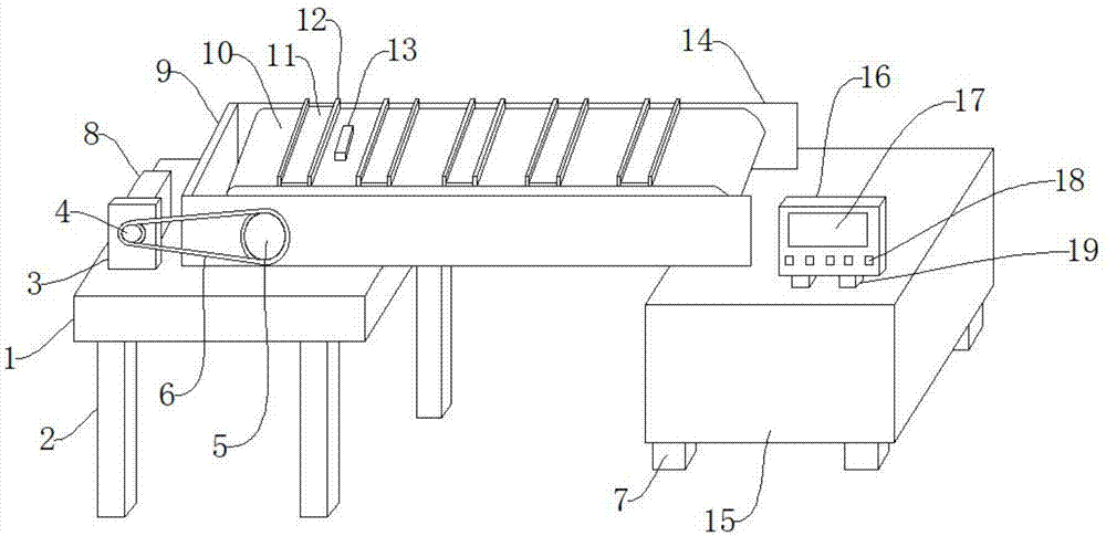 磁瓦磨削加工自动送料装置的制作方法