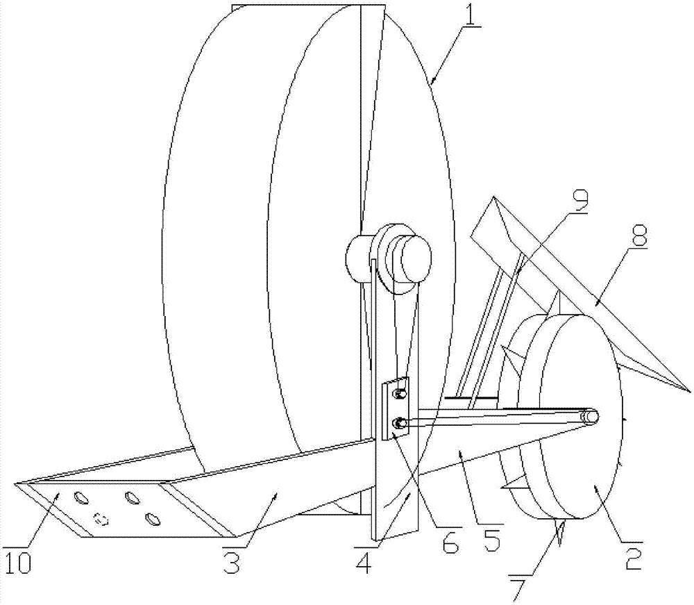 一种用于玉米收割机的倒伏秸秆扶正装置的制作方法