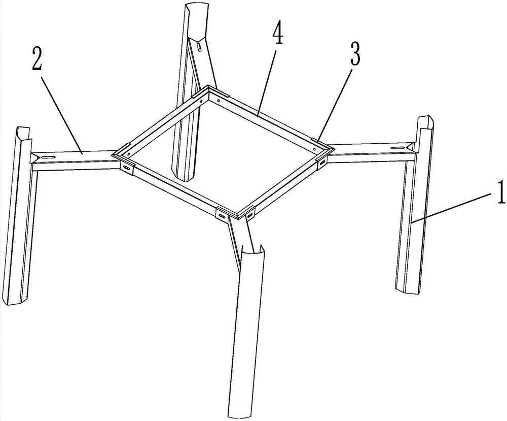 一种插接快装式麻将桌的制作方法