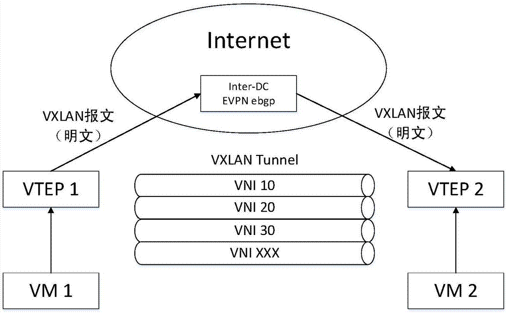 一种VXLAN隧道的动态加密方法和系统与流程