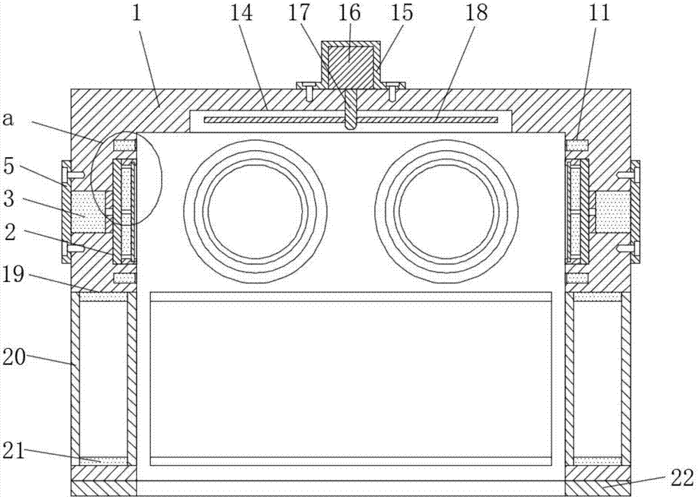 一种3D打印机用具有空气过滤功能的罩体的制作方法