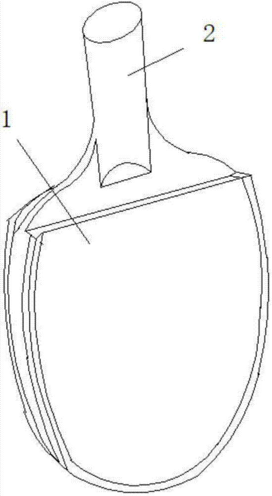 一种乒乓球拍的制作方法