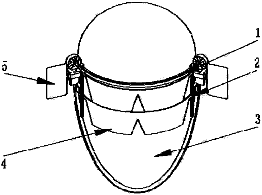 防外部起雾镜片切换式口腔医生防护面罩的制作方法