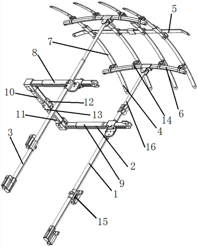 折叠智能穿戴背伞的制作方法