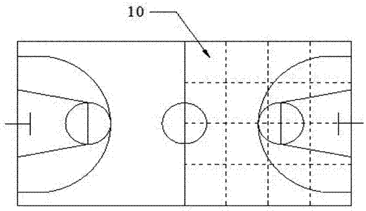 一种用于篮球教学的急停跳投训练装置的制作方法