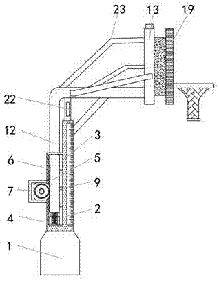 一种可升降式的篮球架的制作方法