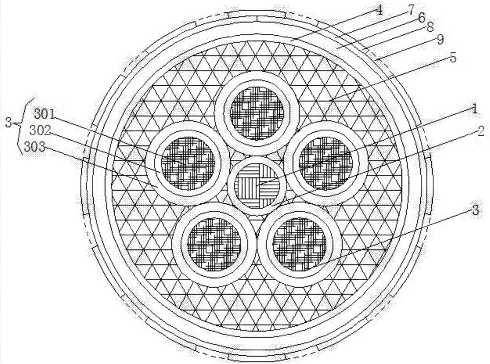 一种耐火双屏蔽电缆的制作方法