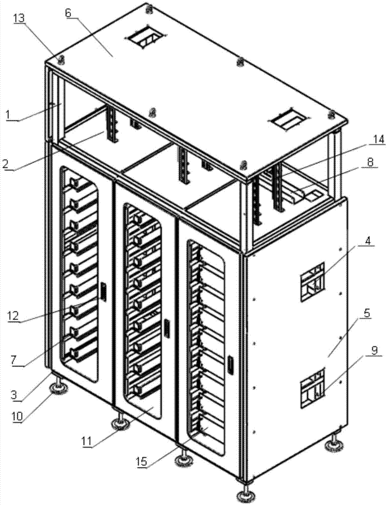 一种工业微波磁控管电源柜的制作方法