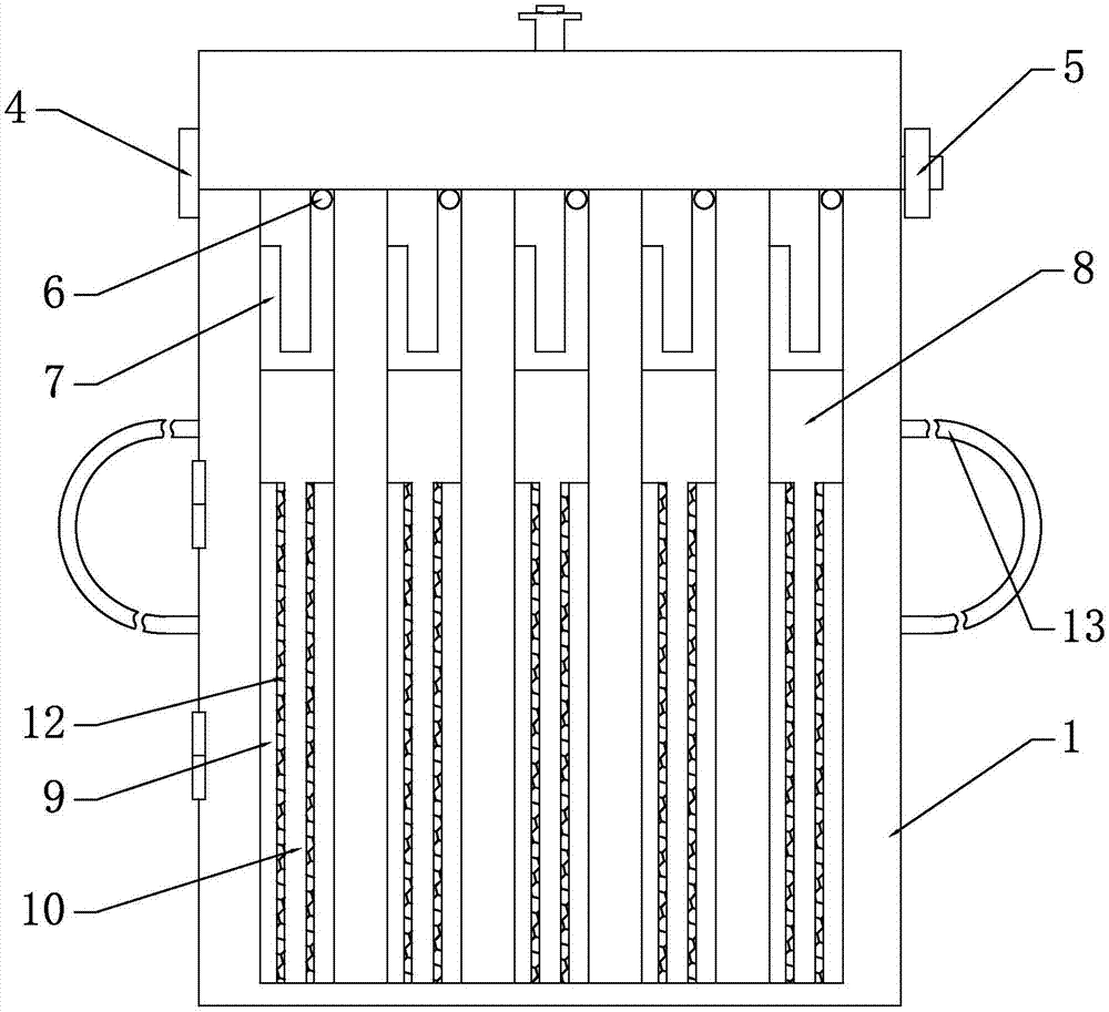 一种数学器具存储工具箱的制作方法