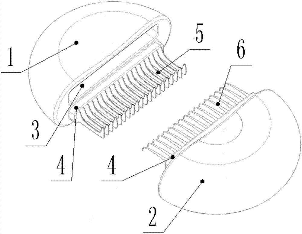 多功能便携收纳宠物祛毛按摩梳子的制作方法