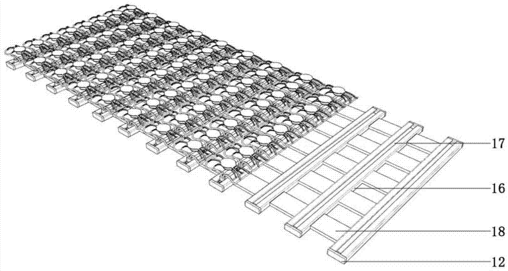 一种模块化可独立调节的弹簧床架的制作方法