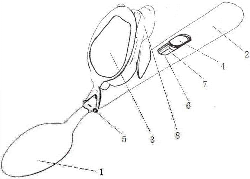 卡通勺子的制作方法