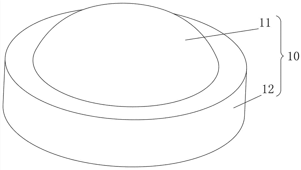 一种测量非球面镜片面型的夹具的制作方法