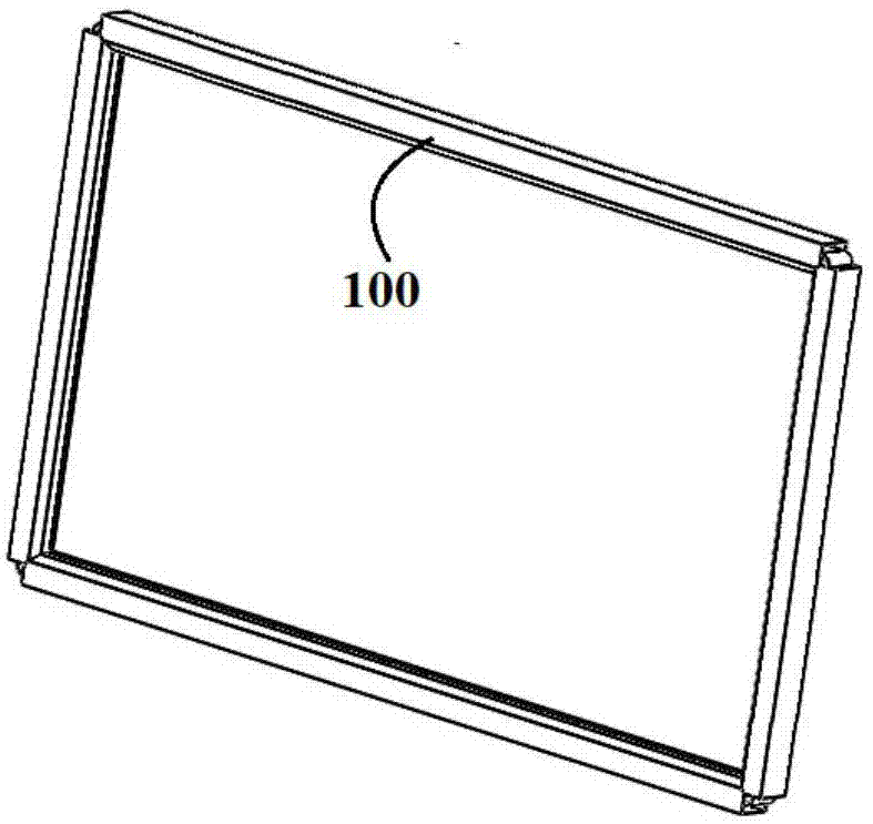 一种折弯式黑板框及其黑板的制作方法