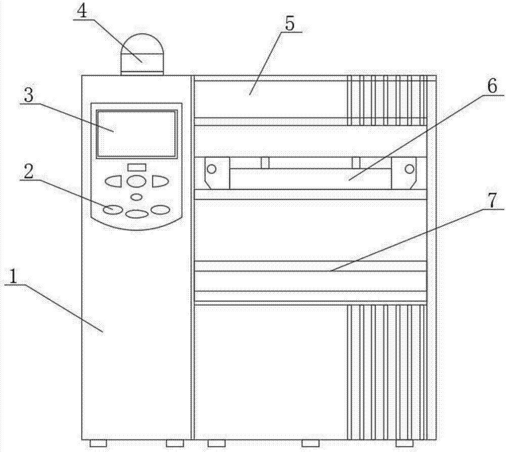 一种具有高温预警功能的高强度大型工业打印机外壳的制作方法