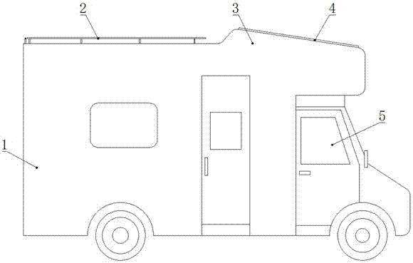 一种车顶具有可扩充空间的房车的制作方法