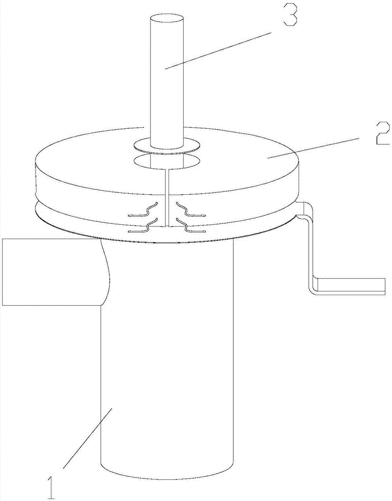 一种铂金通道搅拌槽上部的加热结构的制作方法