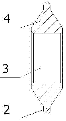 一种气缸套退刀槽仿形滚压强化滚轮的制作方法