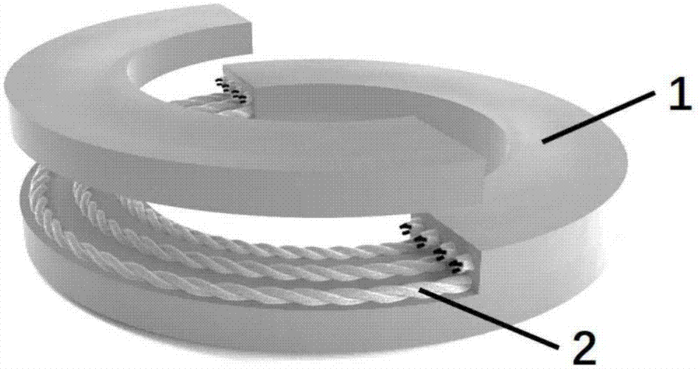 船舶艉轴动态密封用多级结构静环的制作方法