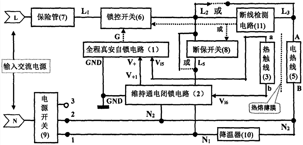 全程热保恒效的真安电热毯的制作方法