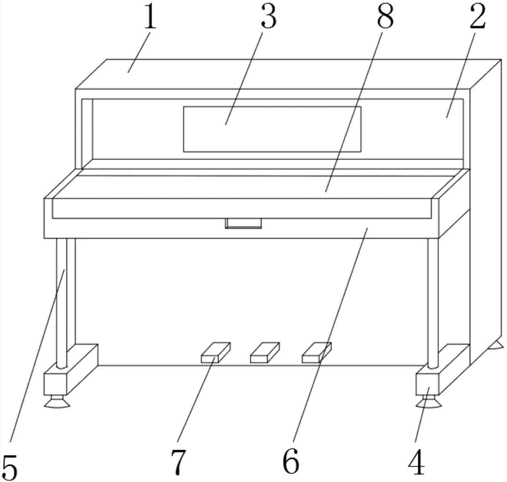 一种具有多种功能的立式钢琴的制作方法