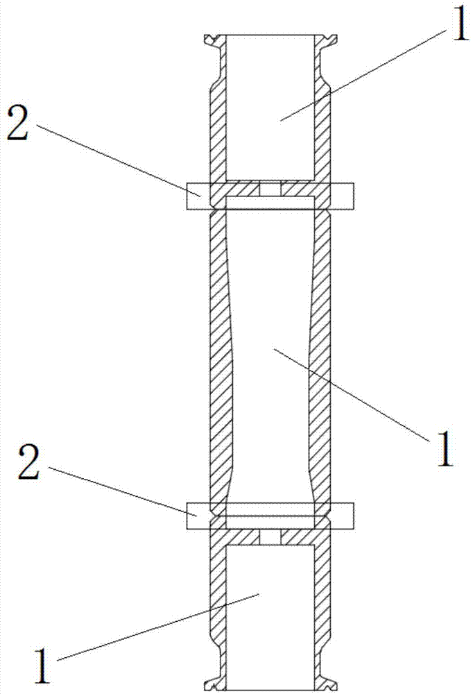 一种分体卫生级金属管浮子流量计的制作方法