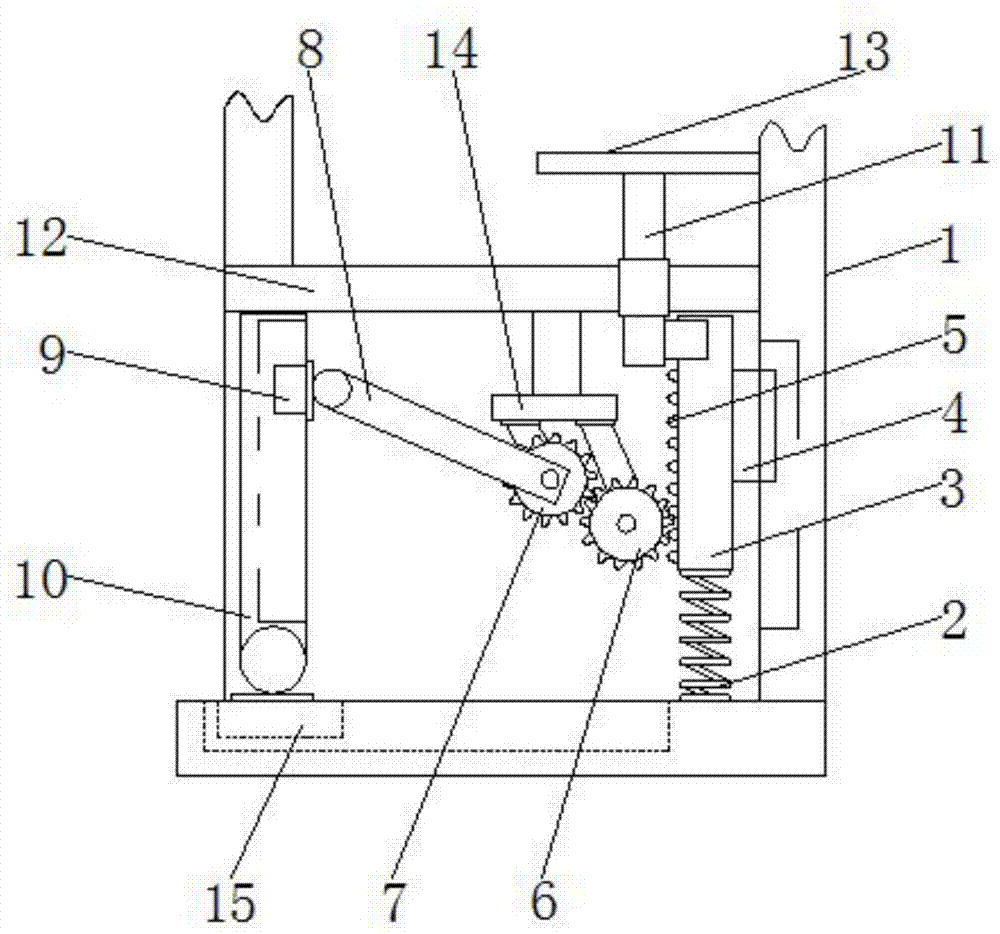 一种高压中置开关柜机械联锁装置的制作方法