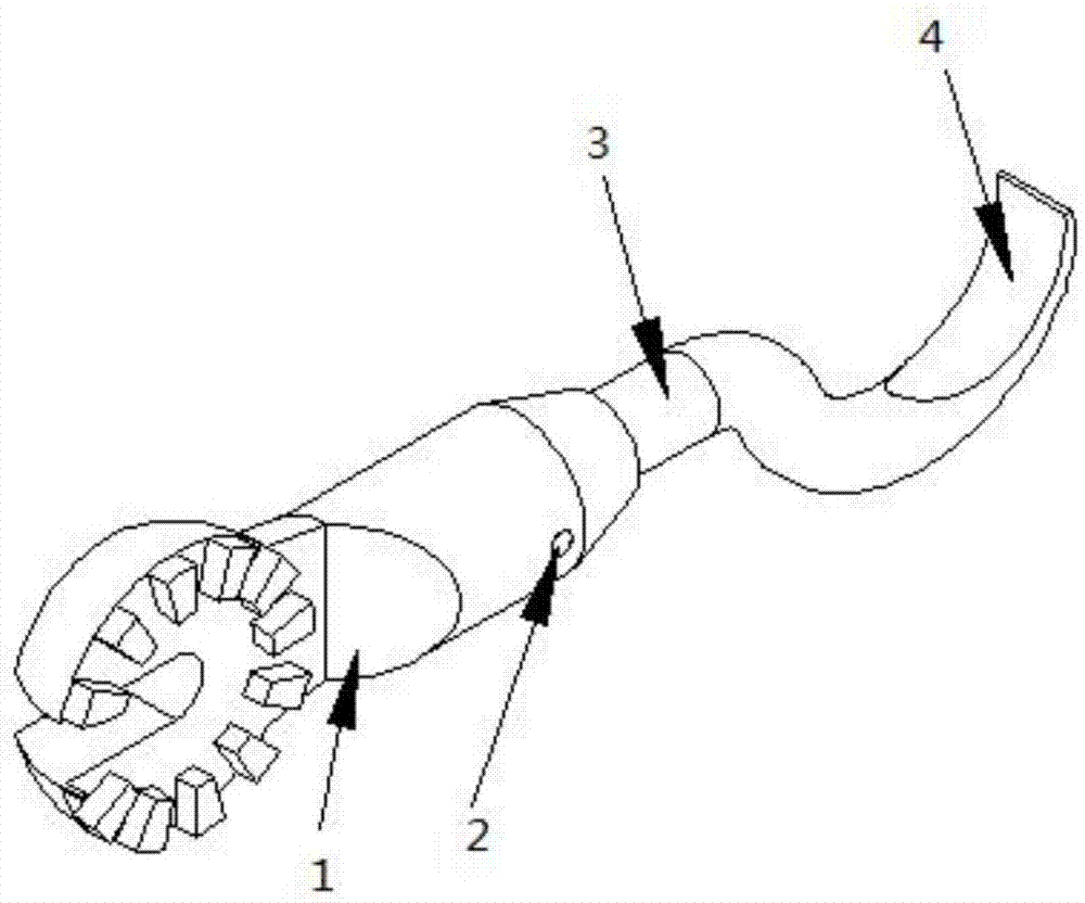 一种梅花头式绝缘操作杆专用绑扎线起头器的制作方法