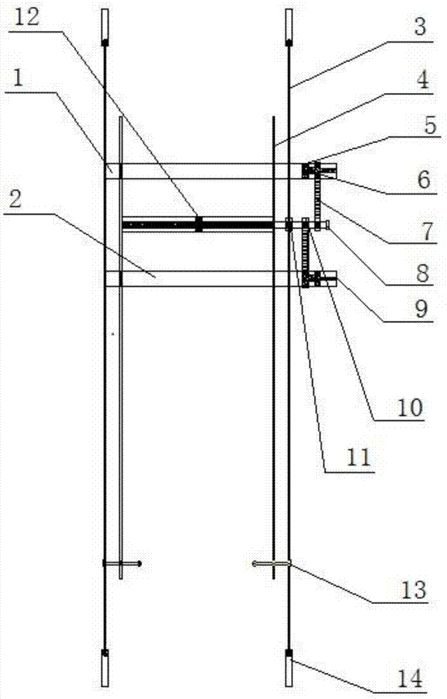 一种模拟铁路双机牵引道岔手摇培训装置的制作方法