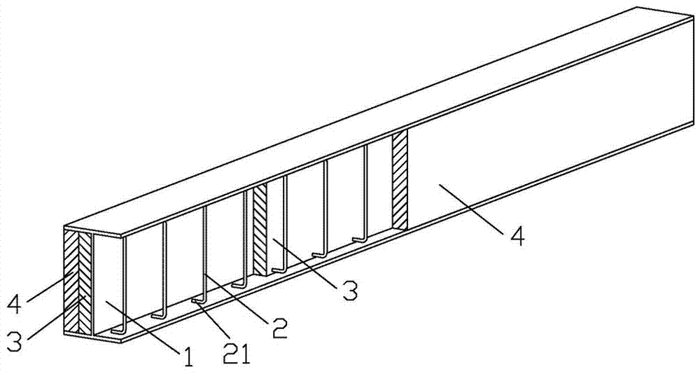 一种钢结构建筑用自保温梁的制作方法