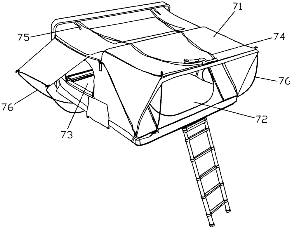 一种车顶帐篷的制作方法