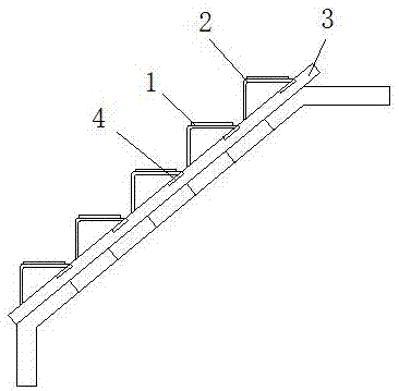 一种铝模楼梯协助挂梯的制作方法