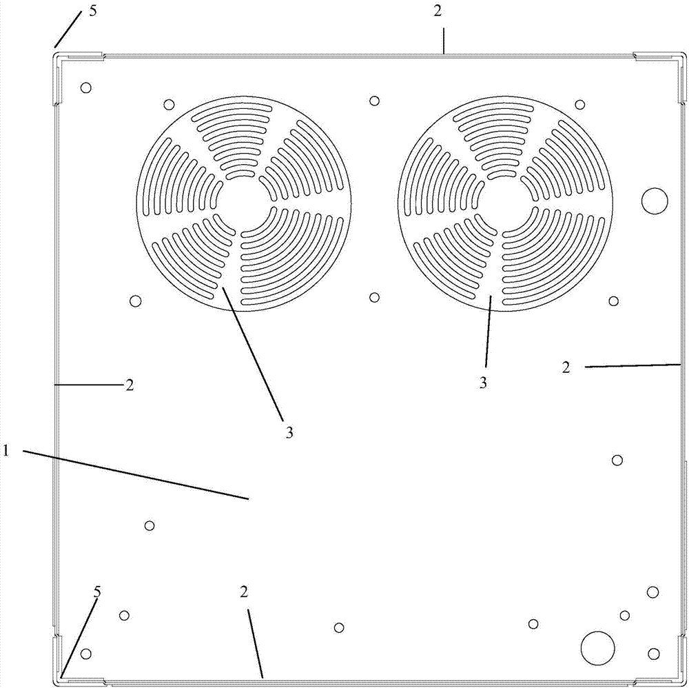 电磁炉底壳的制作方法