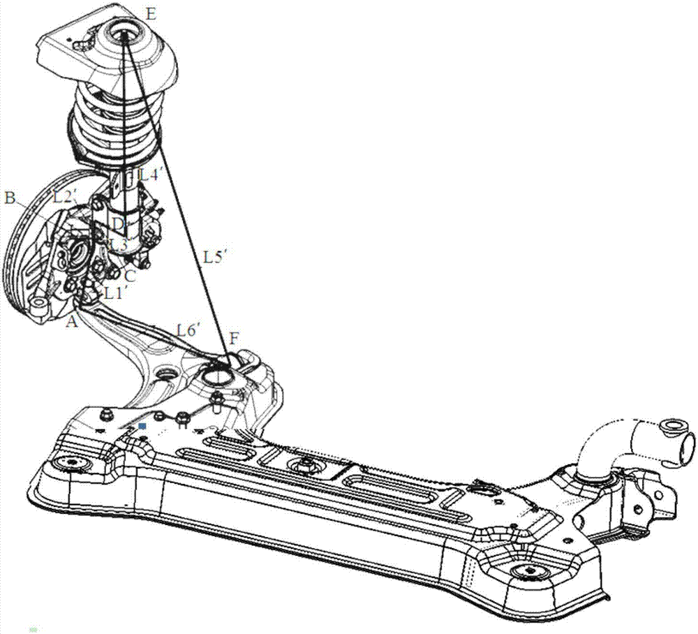 一种麦弗逊式悬架主销倾角偏差的分析方法与流程