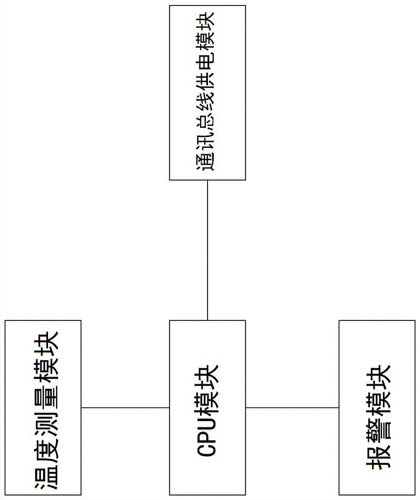 一种无极性两总线测温式火灾探测器的制作方法