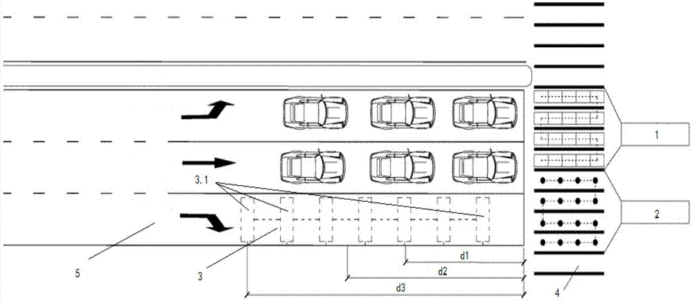 一种提示右转车道与人行横道相交处交通冲突的预警装置的制作方法