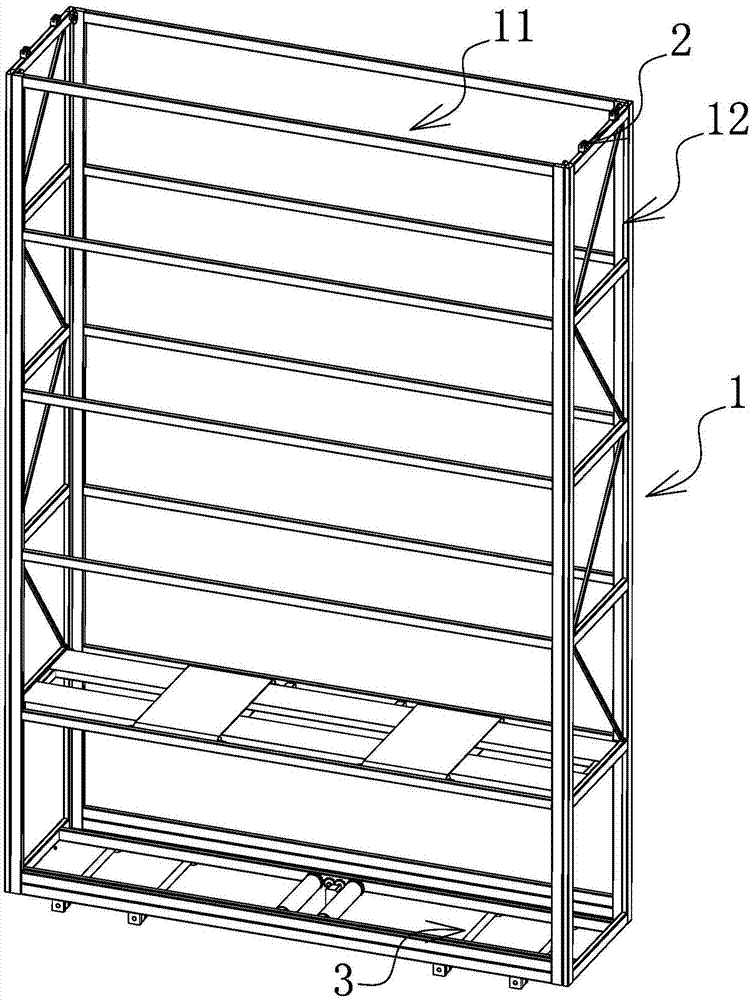 立体车库的升降机外框的制作方法