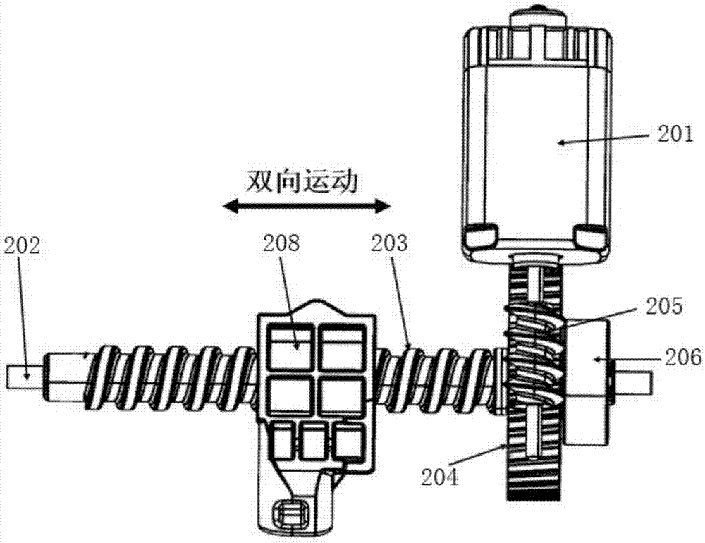 自吸门锁执行器及汽车自吸门锁系统的制作方法