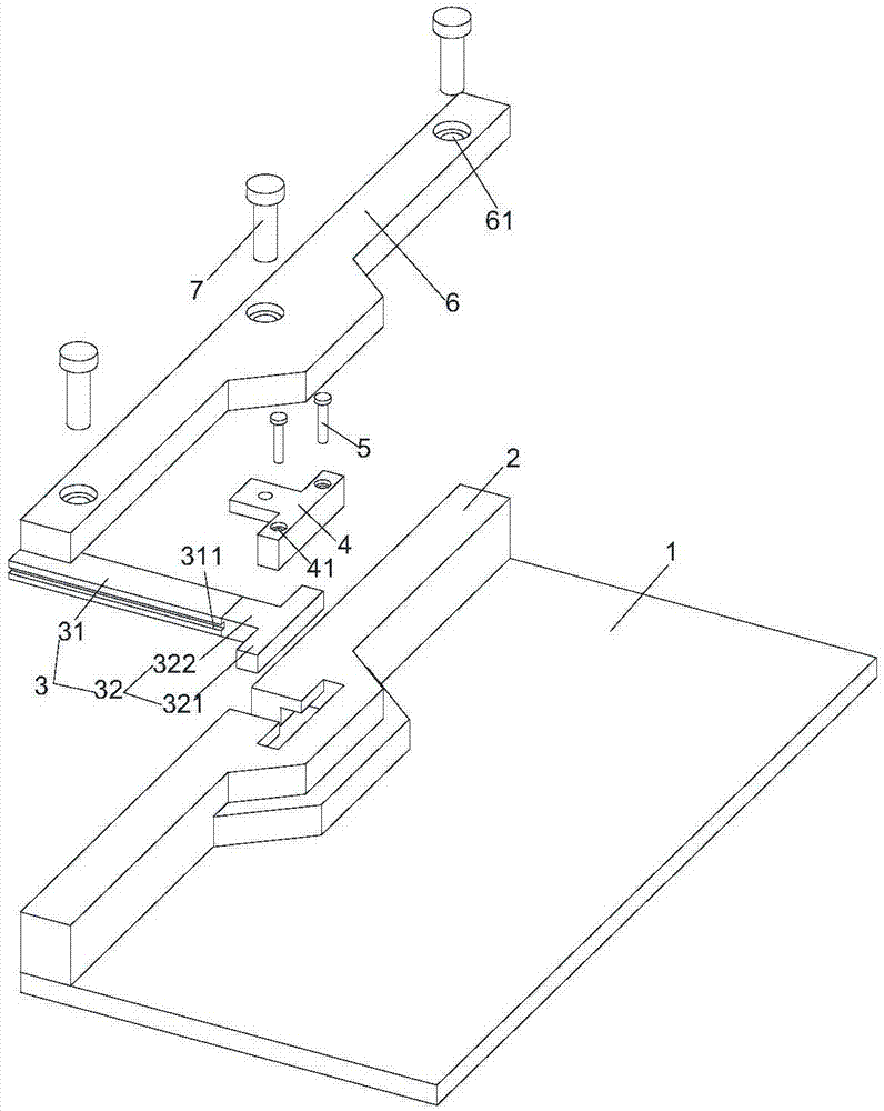 一种汽车侧拉门中导轨安装结构的制作方法