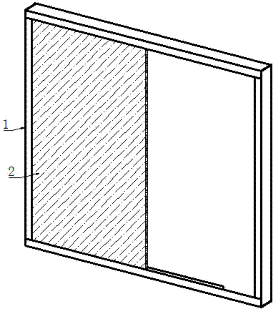 双槽双板式调节风窗的制作方法