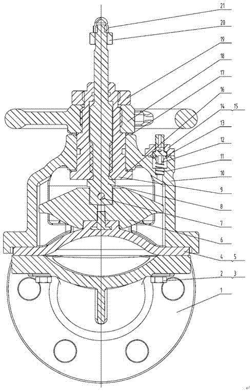 带隔膜破裂指示的真空隔膜阀的制作方法