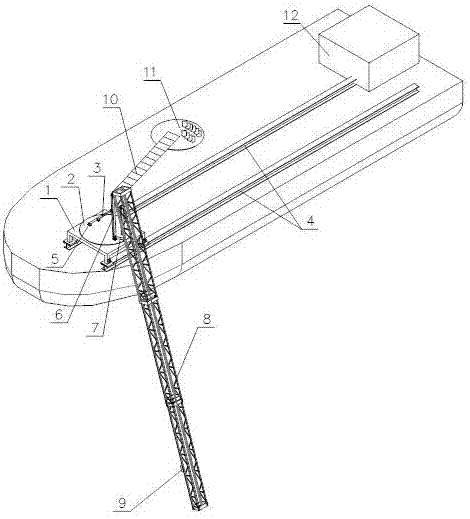 一种四自由度海底管缆悬空回填装置的制作方法
