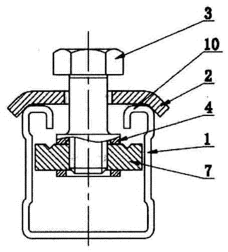 C型钢连接锁紧装置的制作方法