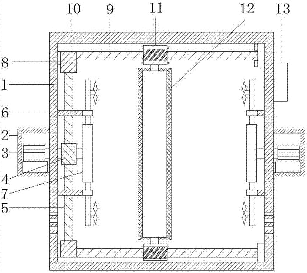 一种具有降温除尘功能的通信箱的制作方法