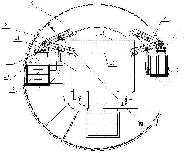 一种c型翻车机压车机构的制作方法