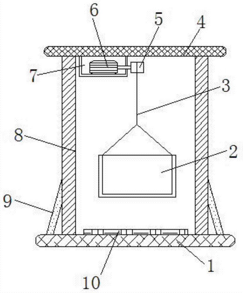 一种建筑施工用的井架的制作方法