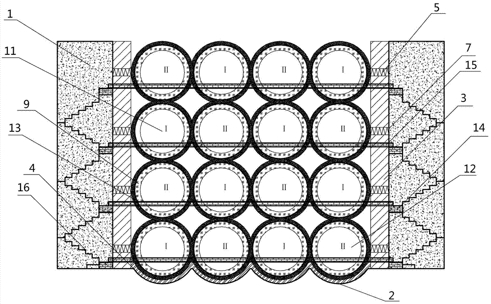 利用缓震圆管建筑消除地震能量的装置及施工方法与流程